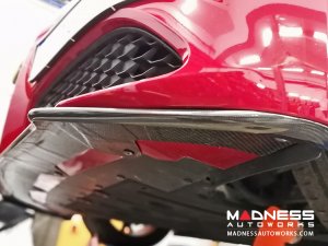 Alfa Romeo Giulia Front Spoiler - Carbon Fiber - Italia Style - Stile Italia - Base Model - V1 - One Piece Design 